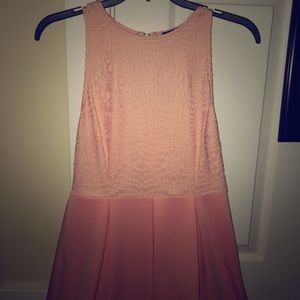 Pink Tank Top Dress
